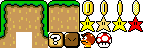 The Mario tile sheet